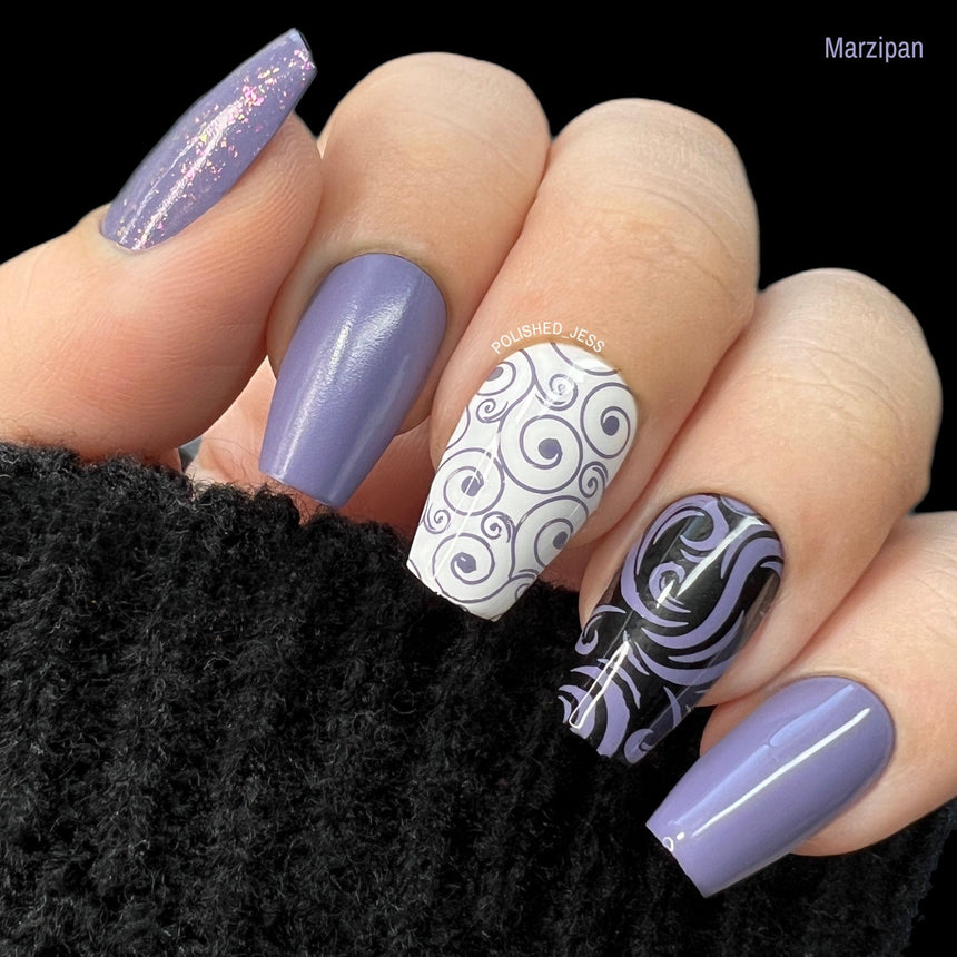 Snowflake Waltz: 6-Piece Stamping Art Polish Set