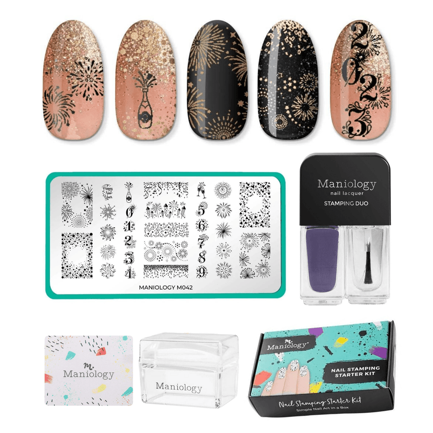Sparkling Celebration: New Year Nail Stamping Starter Kit
