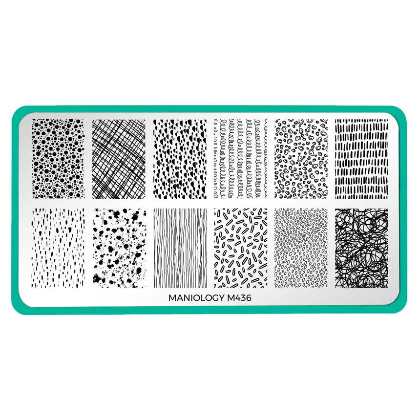 Special FX: Doodles (M436) - Nail Stamping Plate