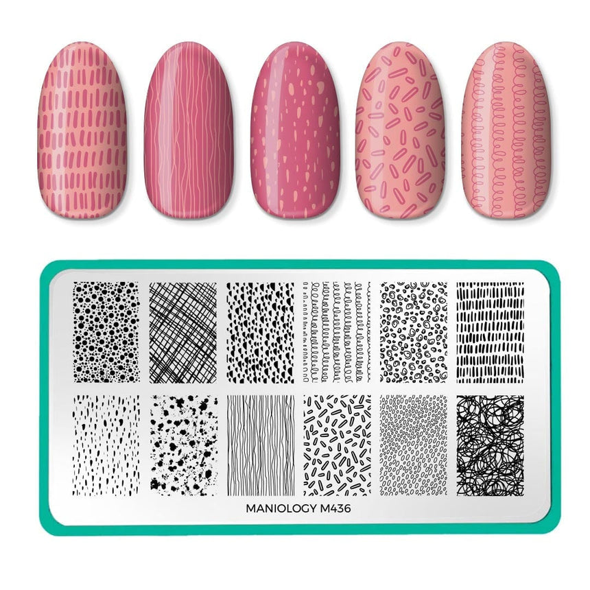Special FX: Doodles (M436) - Nail Stamping Plate