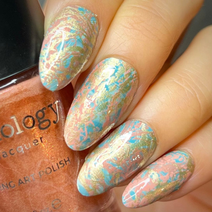 Special FX: Fluid Art (M464) - Nail Stamping Plate