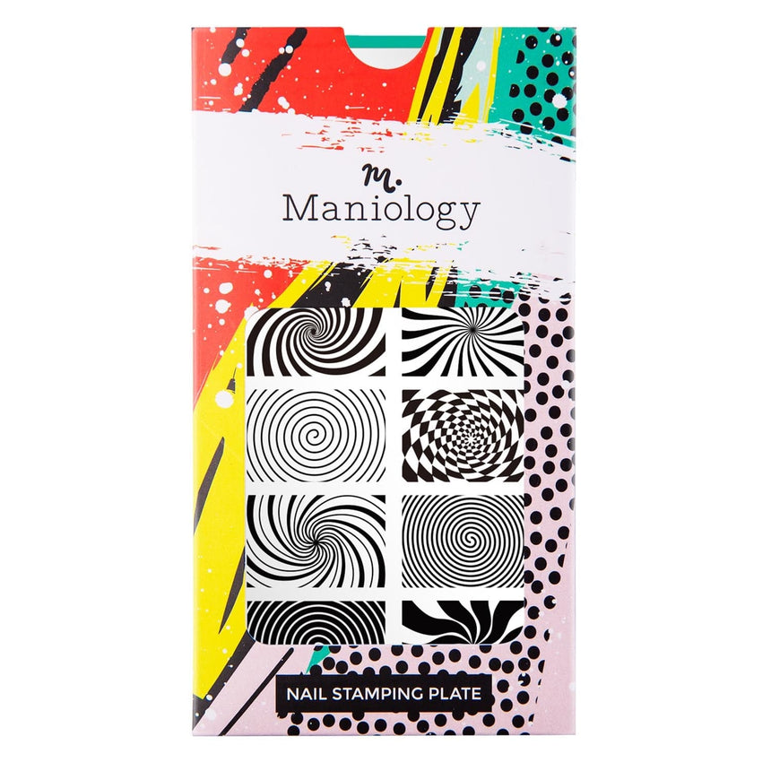 Spiral Illusions (M401) - Nail Stamping Plate