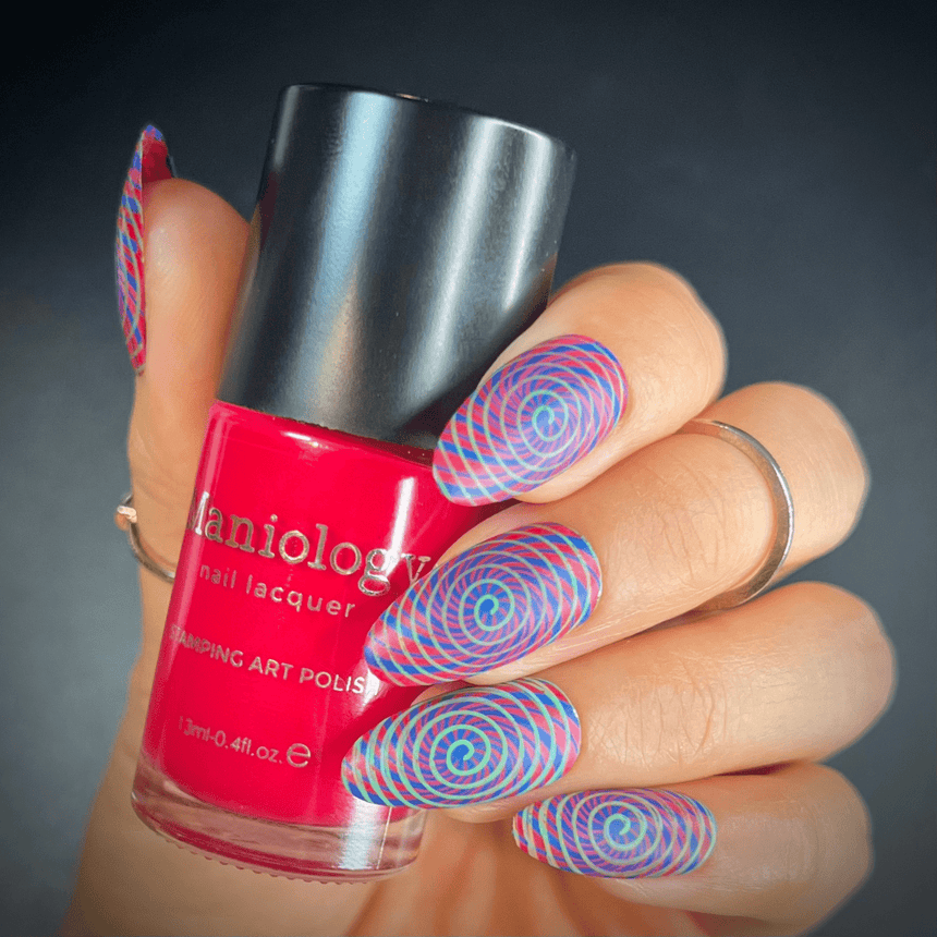 Spiral Illusions (M401) - Nail Stamping Plate