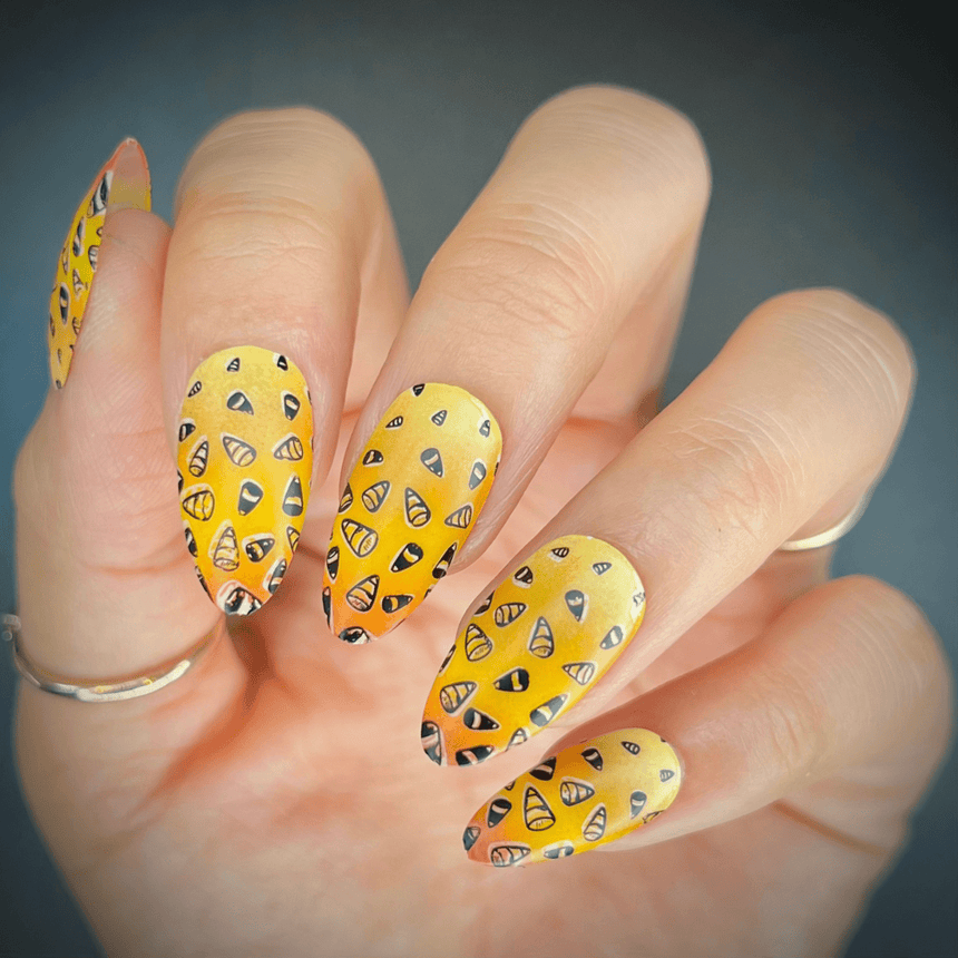 Spooky Gradients (M398) - Nail Stamping Plate