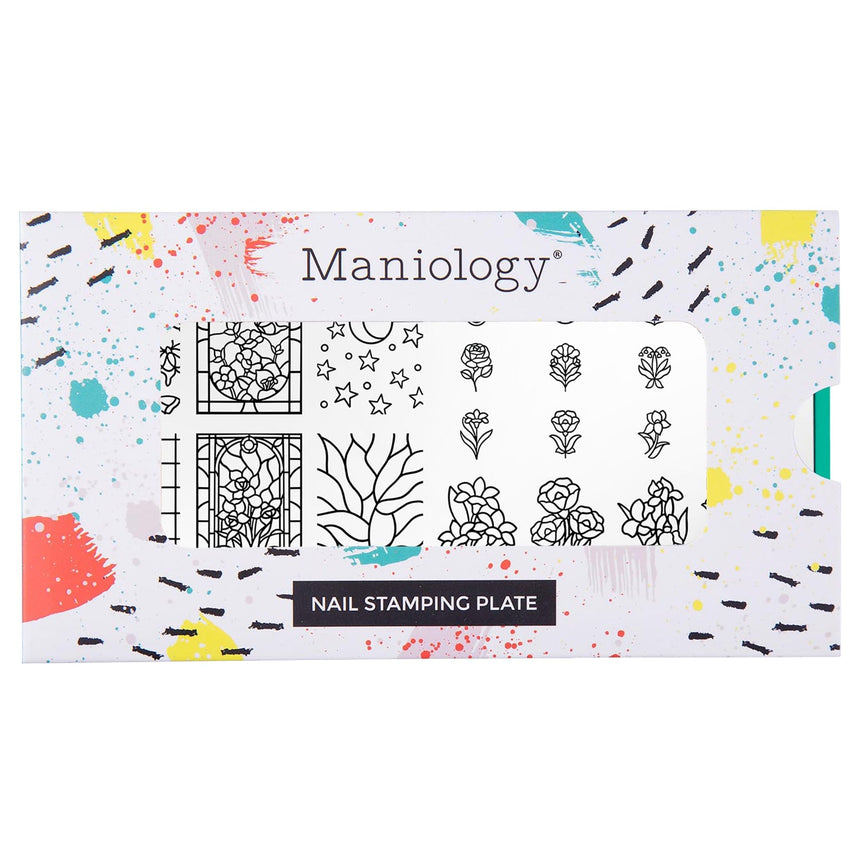 Stained Glass (M597) - Nail Stamping Plate