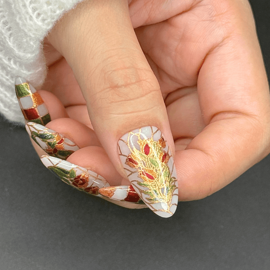 Stained Glass (M597) - Nail Stamping Plate