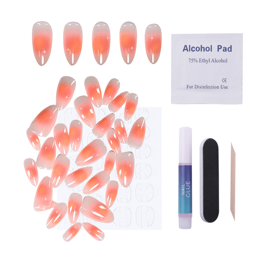 Star-Kissed Press On Nails - Medium Almond