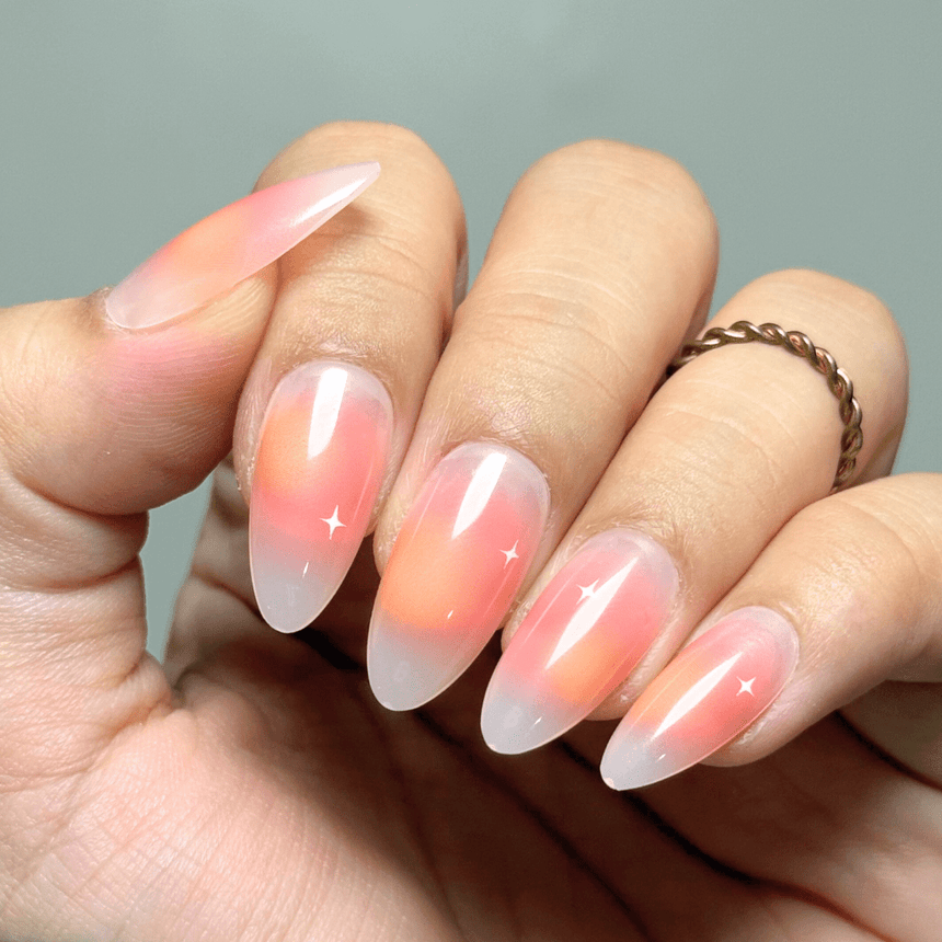 Star-Kissed Press On Nails - Medium Almond