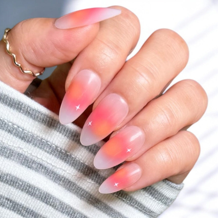 Star-Kissed Press On Nails - Medium Almond