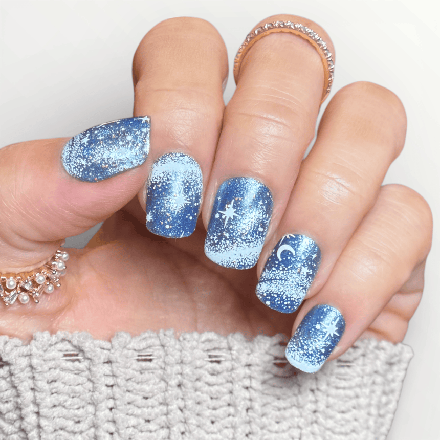 Starlit Skies (M676) - Nail Stamping Plate