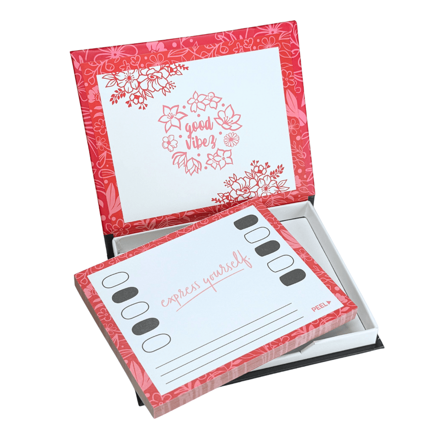 Spring Sticky Stamper Station: Nail Art Planner & Stamp Cleaner - 50 Sheets