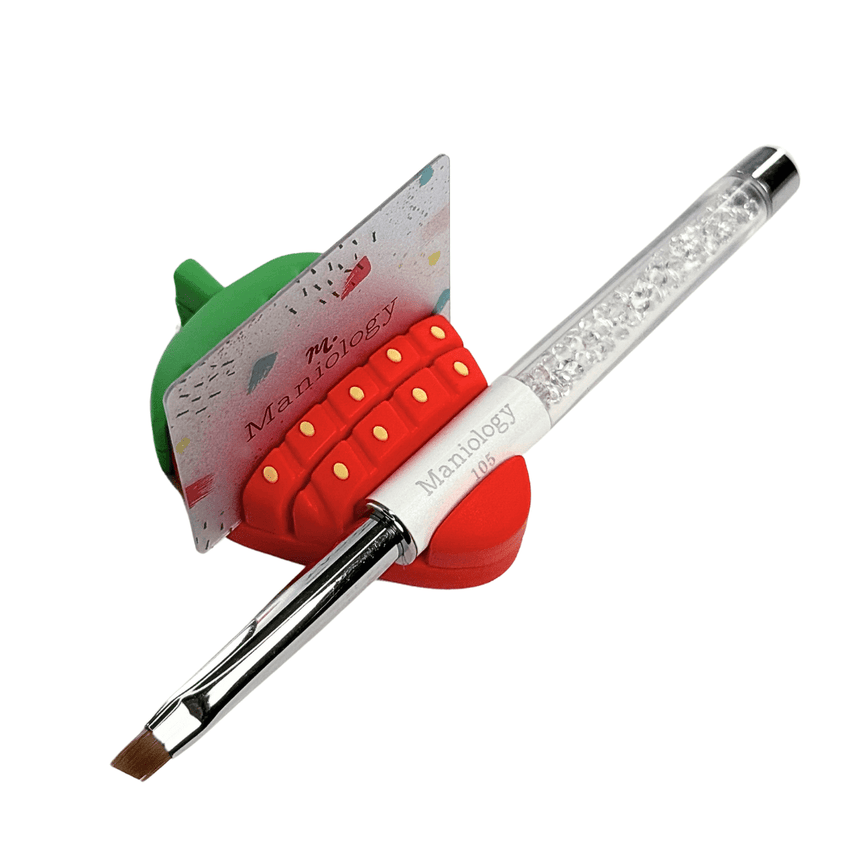 Strawberry Scraper Card and Nail Art Pen Holder