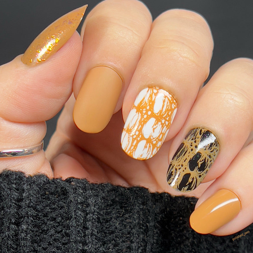 Sugar + Spice: 3-Piece Cream Stamping Art Polish Set