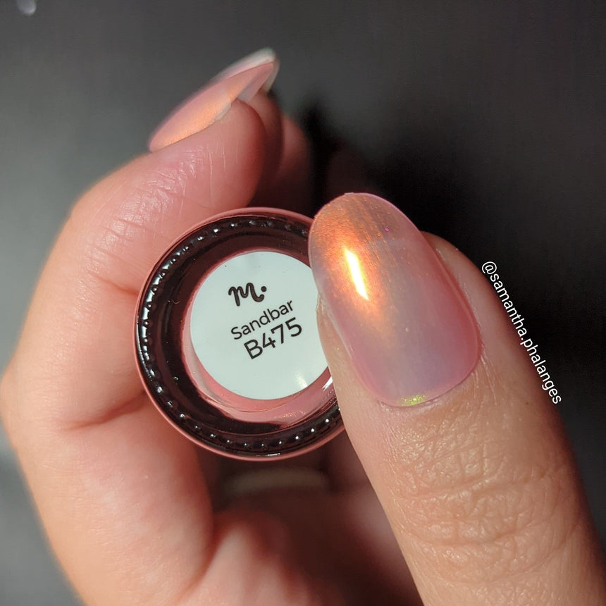 Sandbar (B475) - Aurora Duochrome Pink to Bronze Stamping Polish