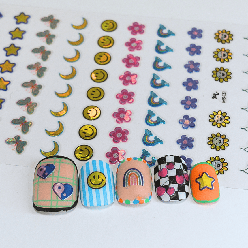 Sunshine Babe (MS-131) - Nail Art Sticker