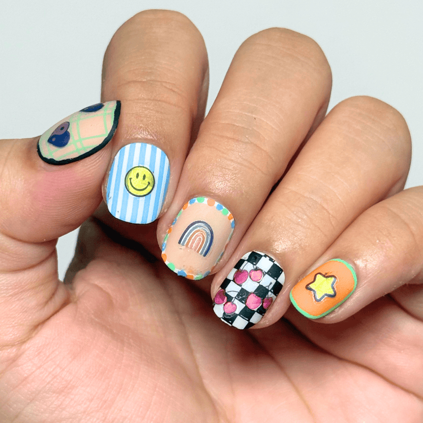 Sunshine Babe (MS-131) - Nail Art Sticker