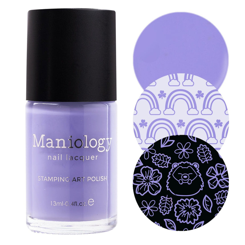 Sunshower: Bluebell (B509) - Purple Cream Stamping Polish