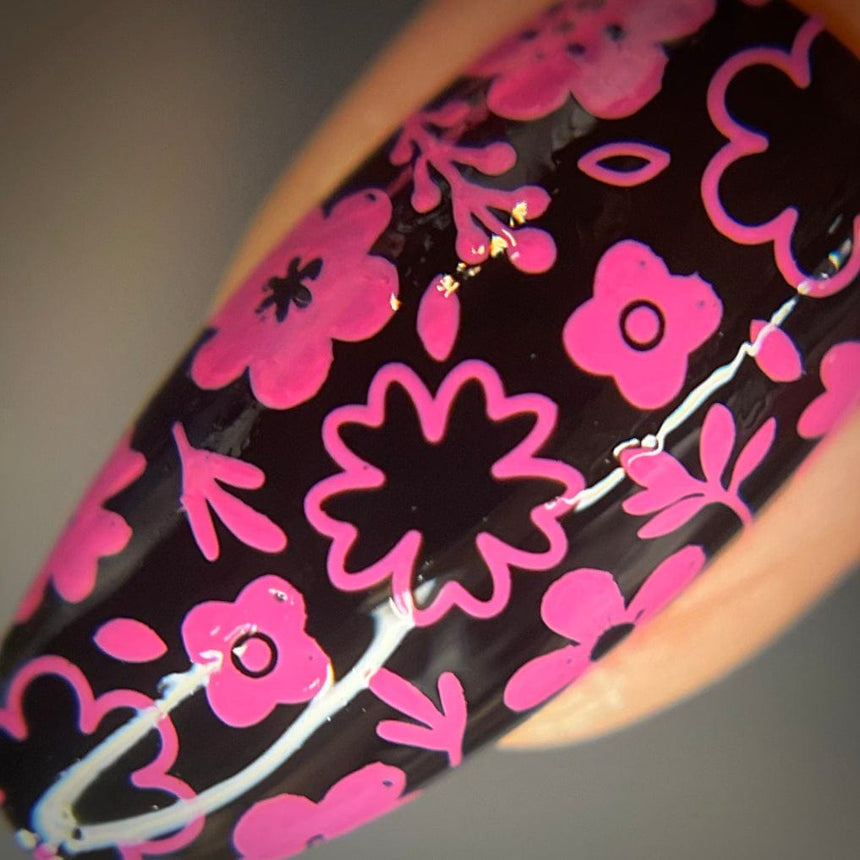 Sunshower: Rosebud (B507) - Pink Cream Stamping Polish