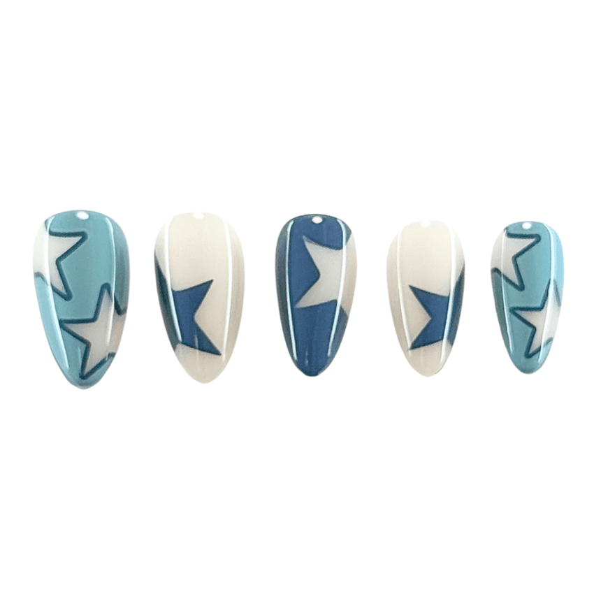 Supernova Press On Nails - Short Almond