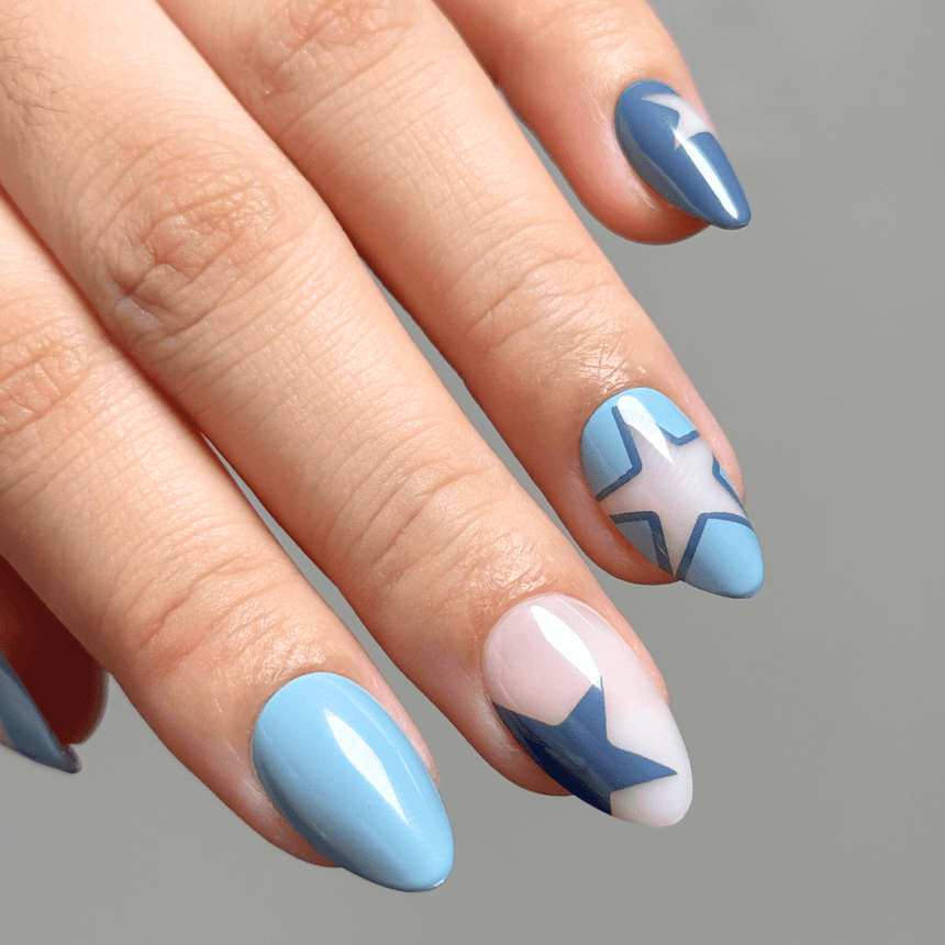 Supernova Press On Nails - Short Almond