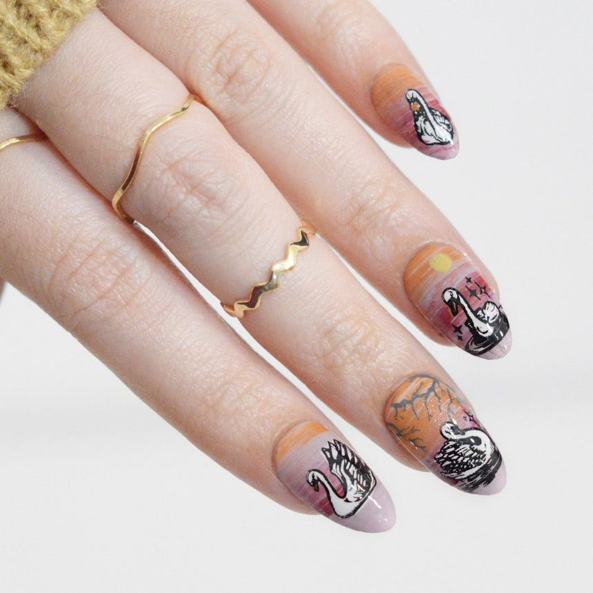 Swan Lake (M573) - Nail Stamping Plate