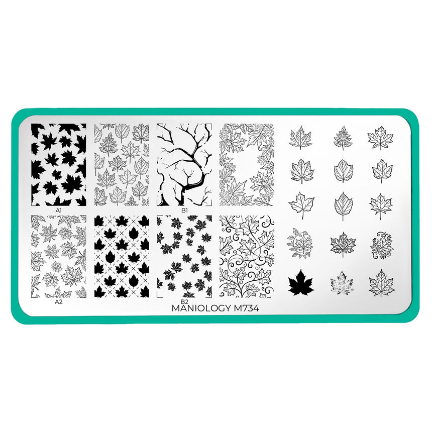 Sweet as Syrup (M734) - Nail Stamping Plate