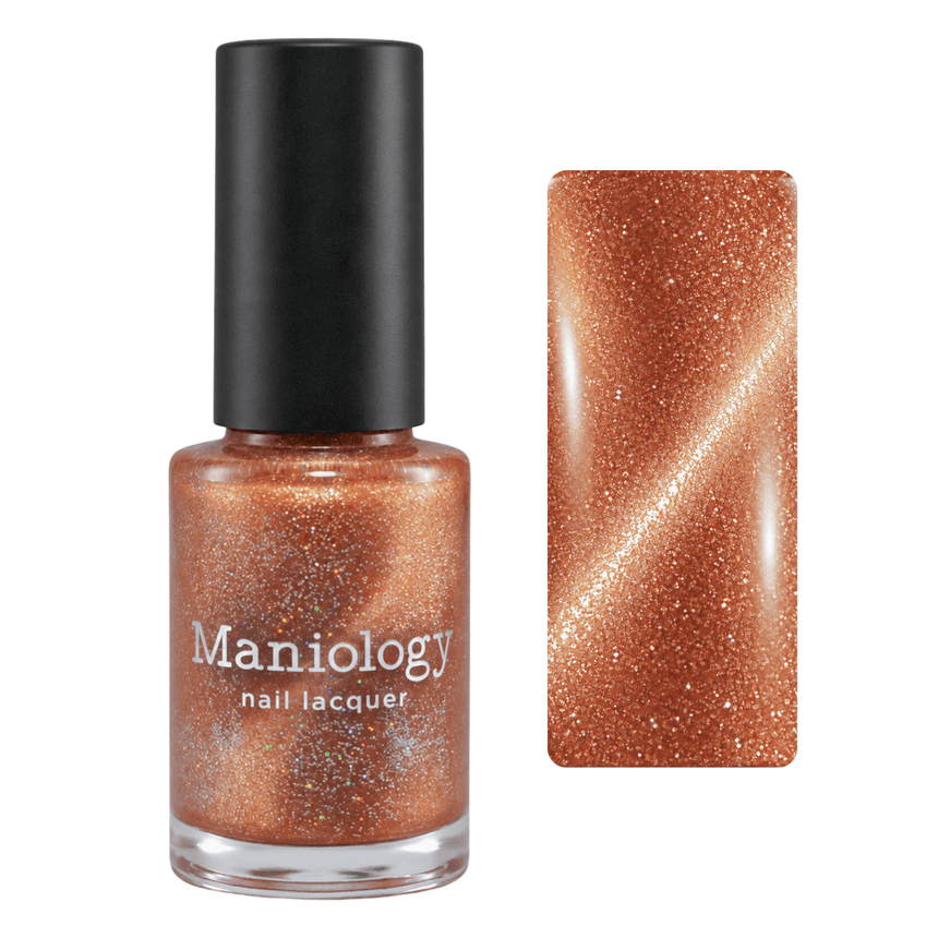 Sweet Treat: Brownie (P201) Copper Magnetic Glitter Polish