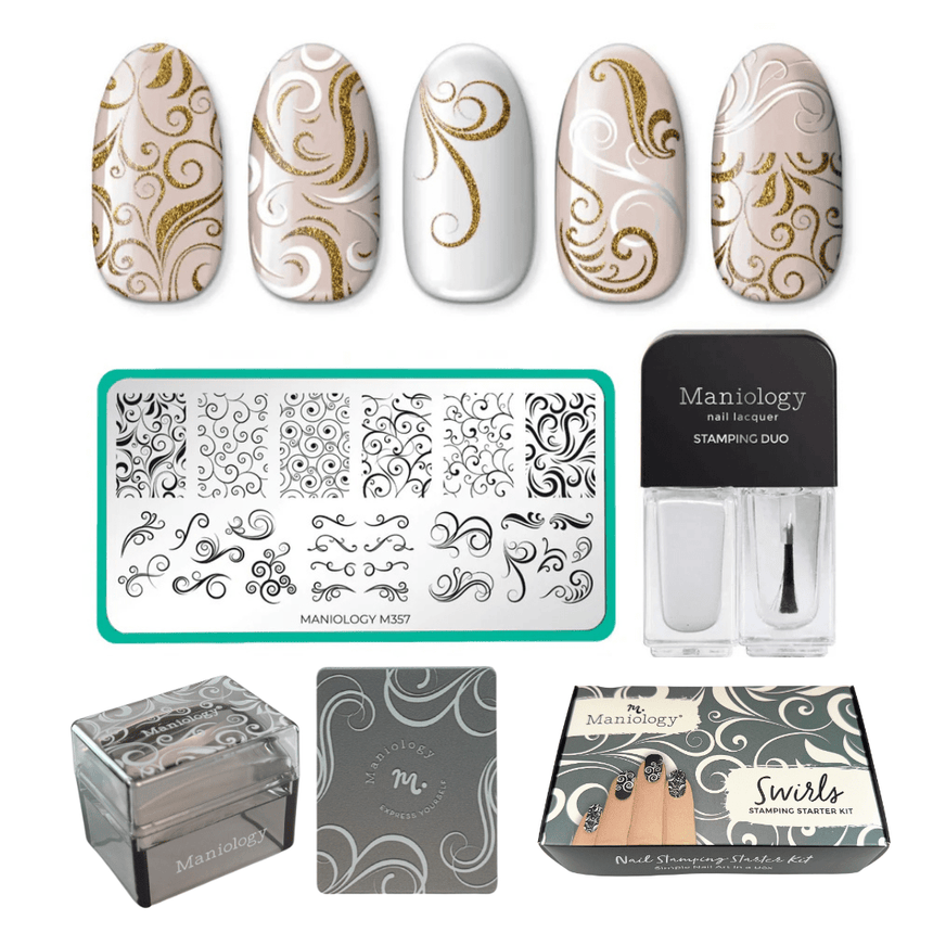 Swirls: Nail Stamping Starter Kit