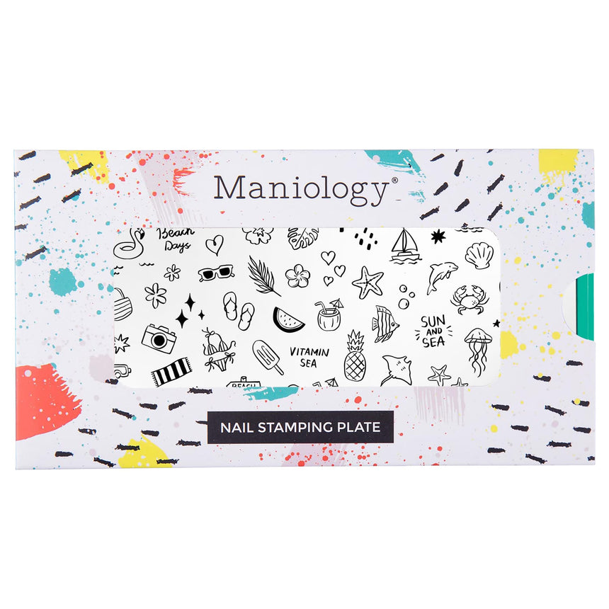 Tan Lines & Sunshine (M705) - Nail Stamping Plate