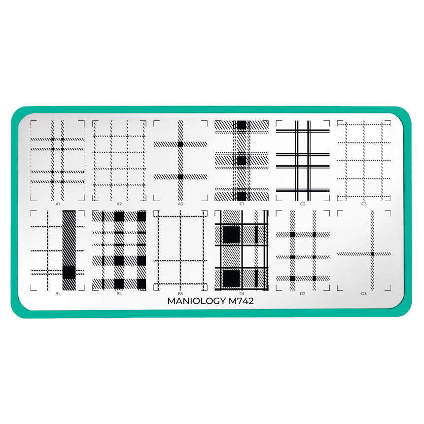 Tartan Classics (M742) - Nail Stamping Plate