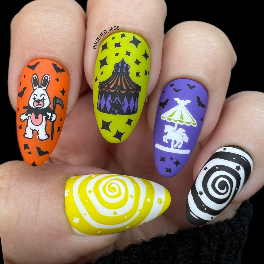 The Greatest Show (M408) - Nail Stamping Plate