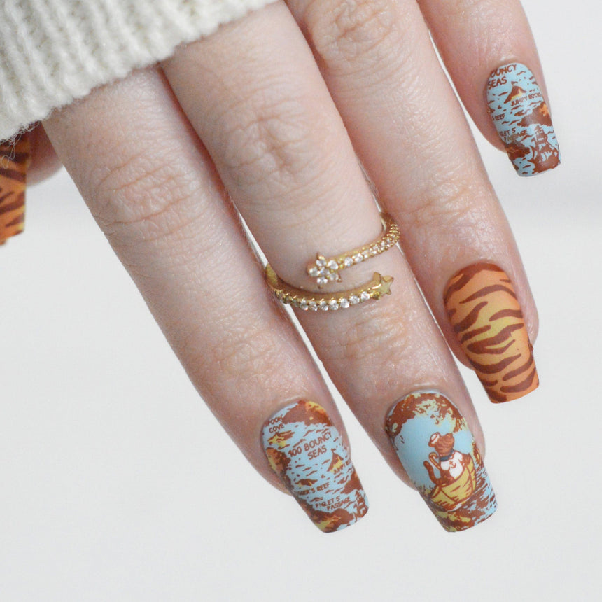 Tigger's Great Adventure (M607) - Nail Stamping Plate
