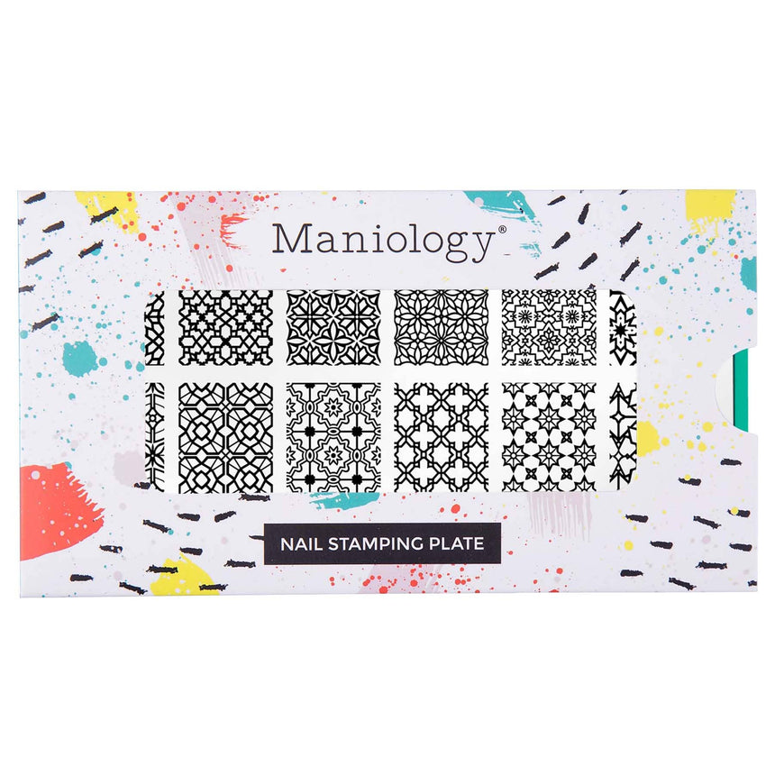 Tiled Symmetry (M657) - Nail Stamping Plate