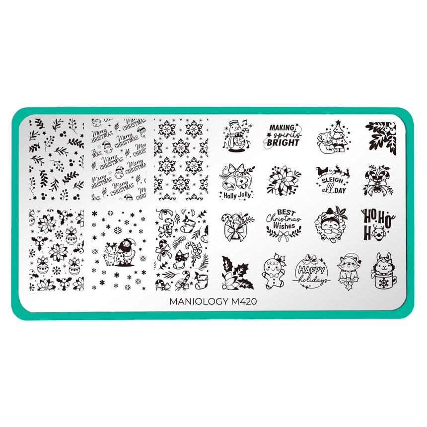 Tinsel Time (M420) - Nail Stamping Plate