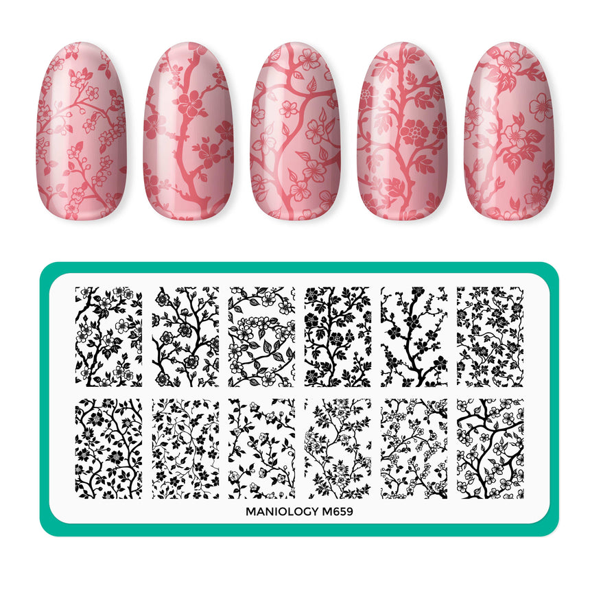 Tiny Blossoms (M659) - Nail Stamping Plate