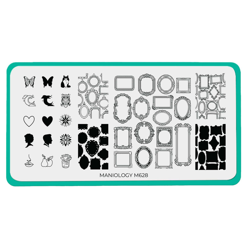 Tiny Exhibits (M628) - Nail Stamping Plate
