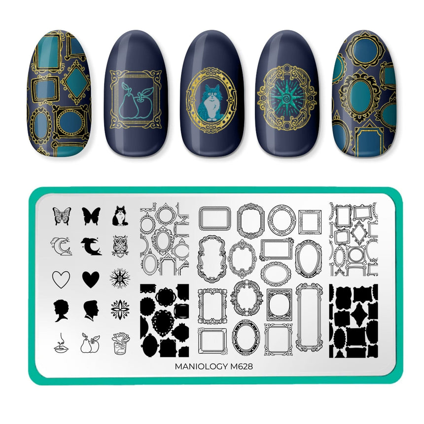 Tiny Exhibits (M628) - Nail Stamping Plate