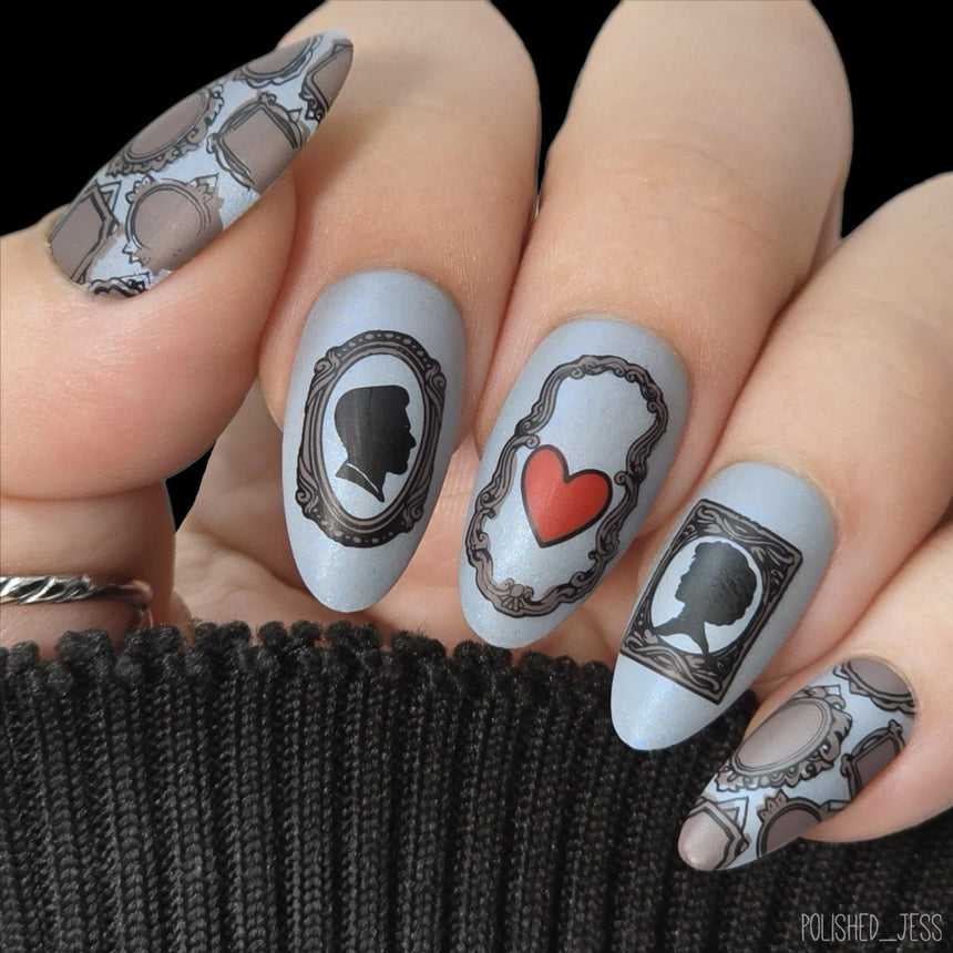 Tiny Exhibits (M628) - Nail Stamping Plate