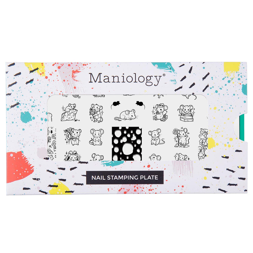 Tiny Whiskers (M581) - Nail Stamping Plate