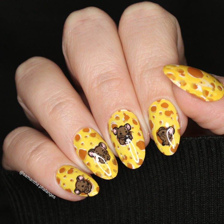 Tiny Whiskers (M581) - Nail Stamping Plate