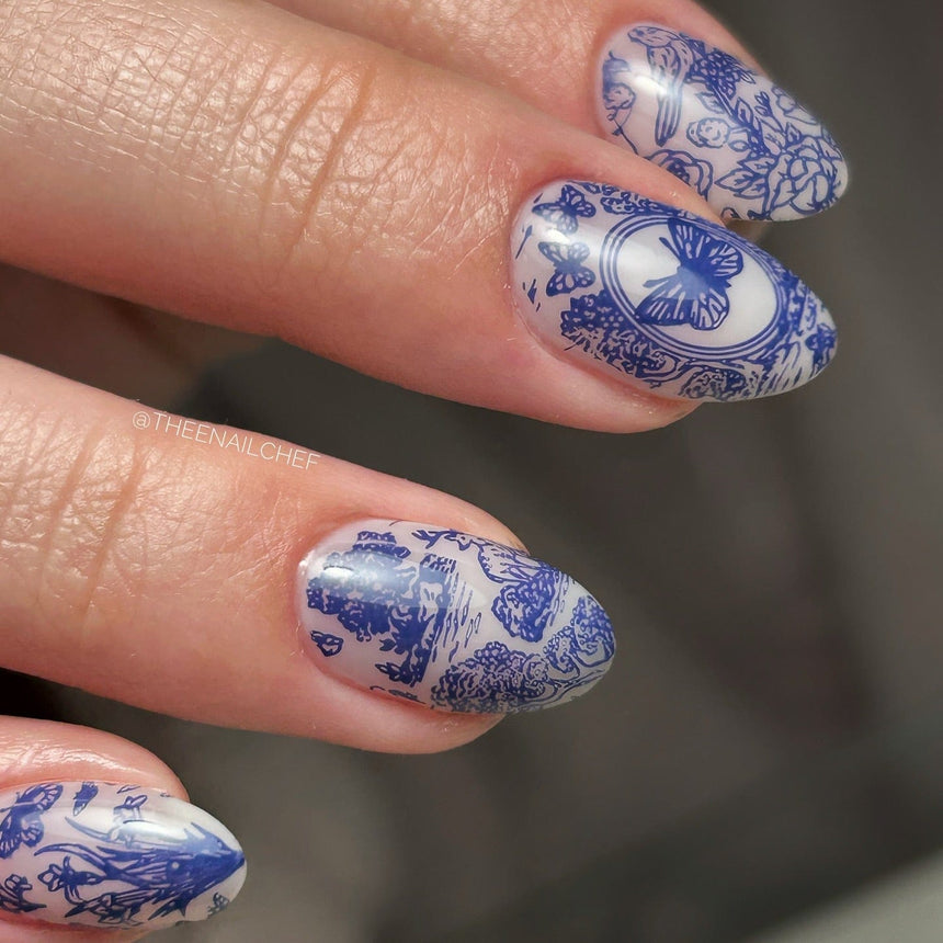 Toile De Jouy (M566) - Nail Stamping Plate