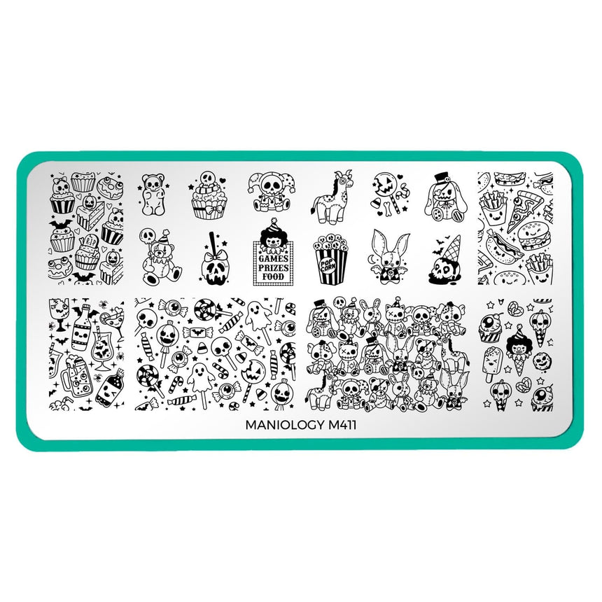 Treats & Trinkets (M411) - Nail Stamping Plate