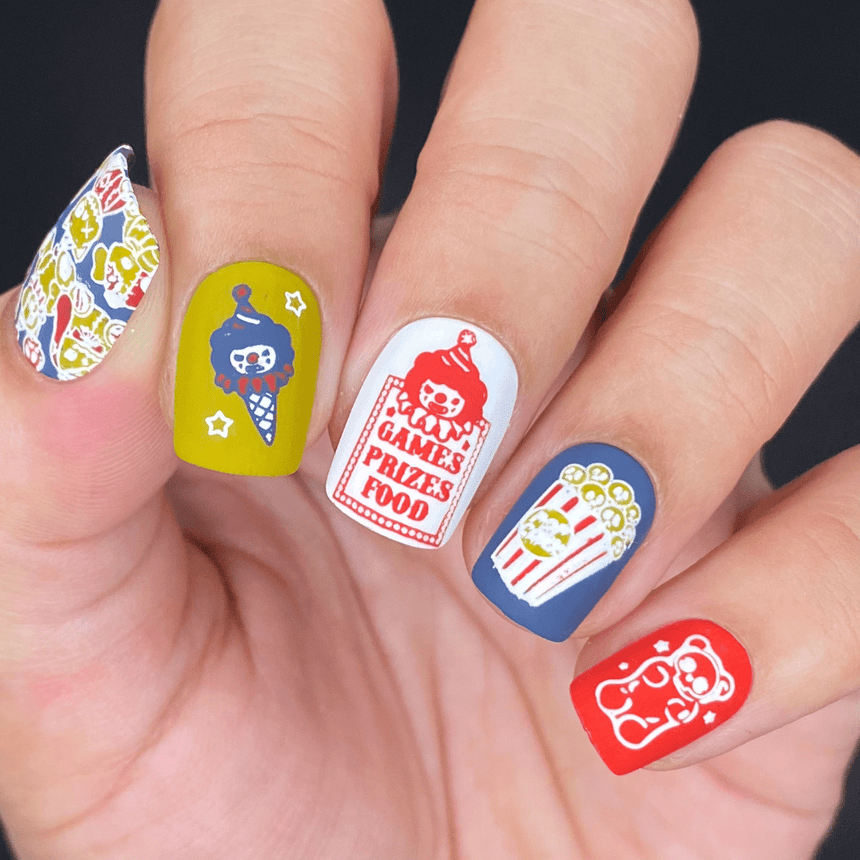 Treats & Trinkets (M411) - Nail Stamping Plate