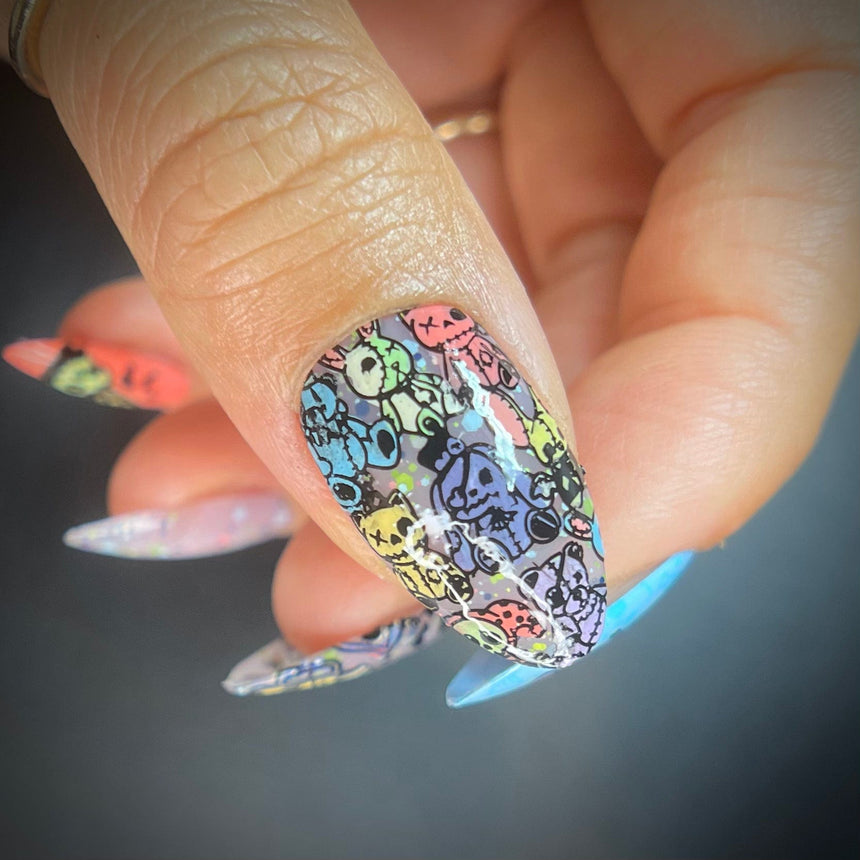 Treats & Trinkets (M411) - Nail Stamping Plate