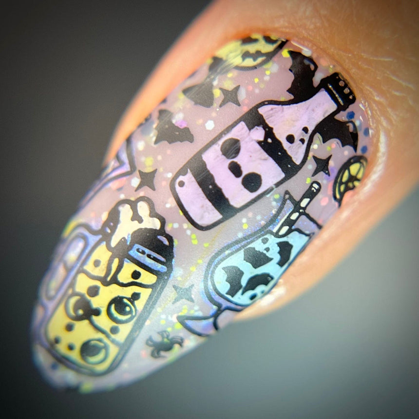 Treats & Trinkets (M411) - Nail Stamping Plate