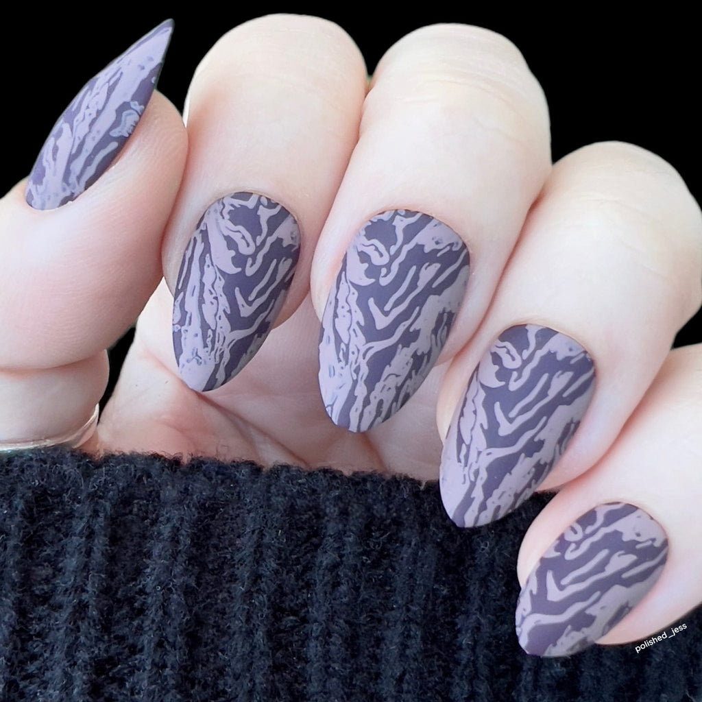 Tree Bark Texture (M432) Nail Stamping Plate Maniology