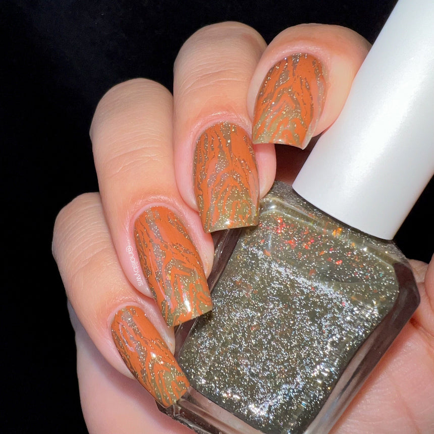 Tree Bark Texture (M432) - Nail Stamping Plate