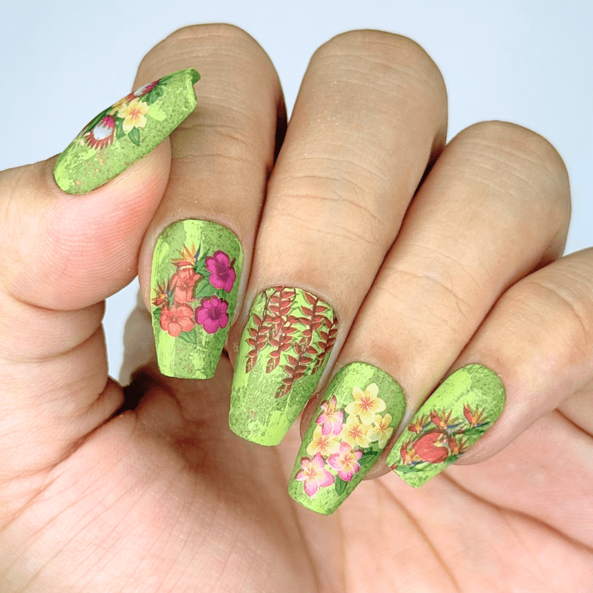 Tropic Crush (MS-108) - Nail Art Sticker