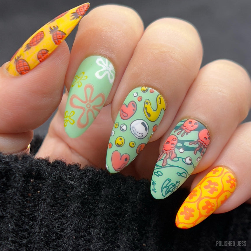 Under the Sea (M491) - Nail Stamping Plate
