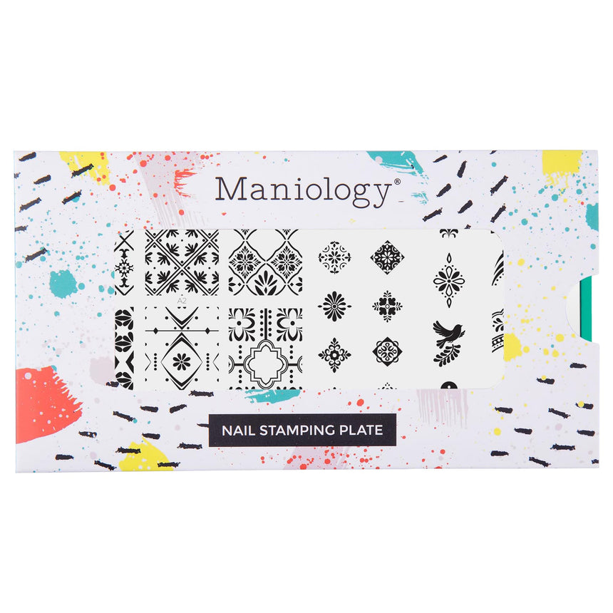 Villa Mosaic (M696) - Nail Stamping Plate